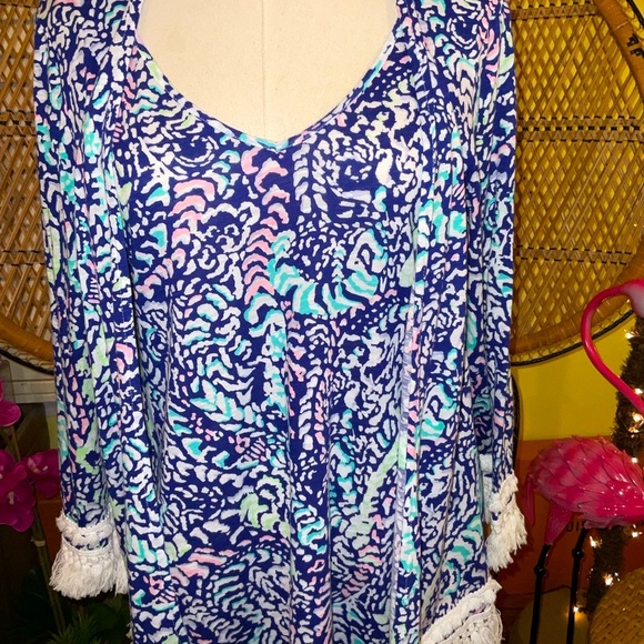 Lilly Pulitzer NWT GIGI Tank Top & Kimono Jacket Move It or Lose It - Picture 2 of 12